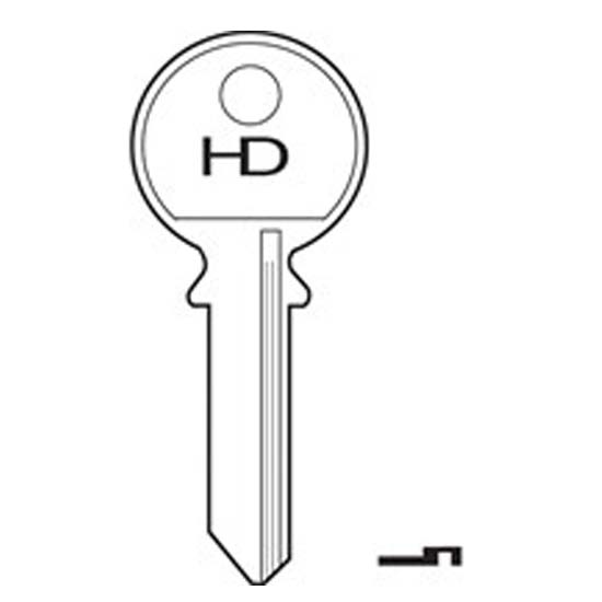 H286 TCE5 Tricircle key blank